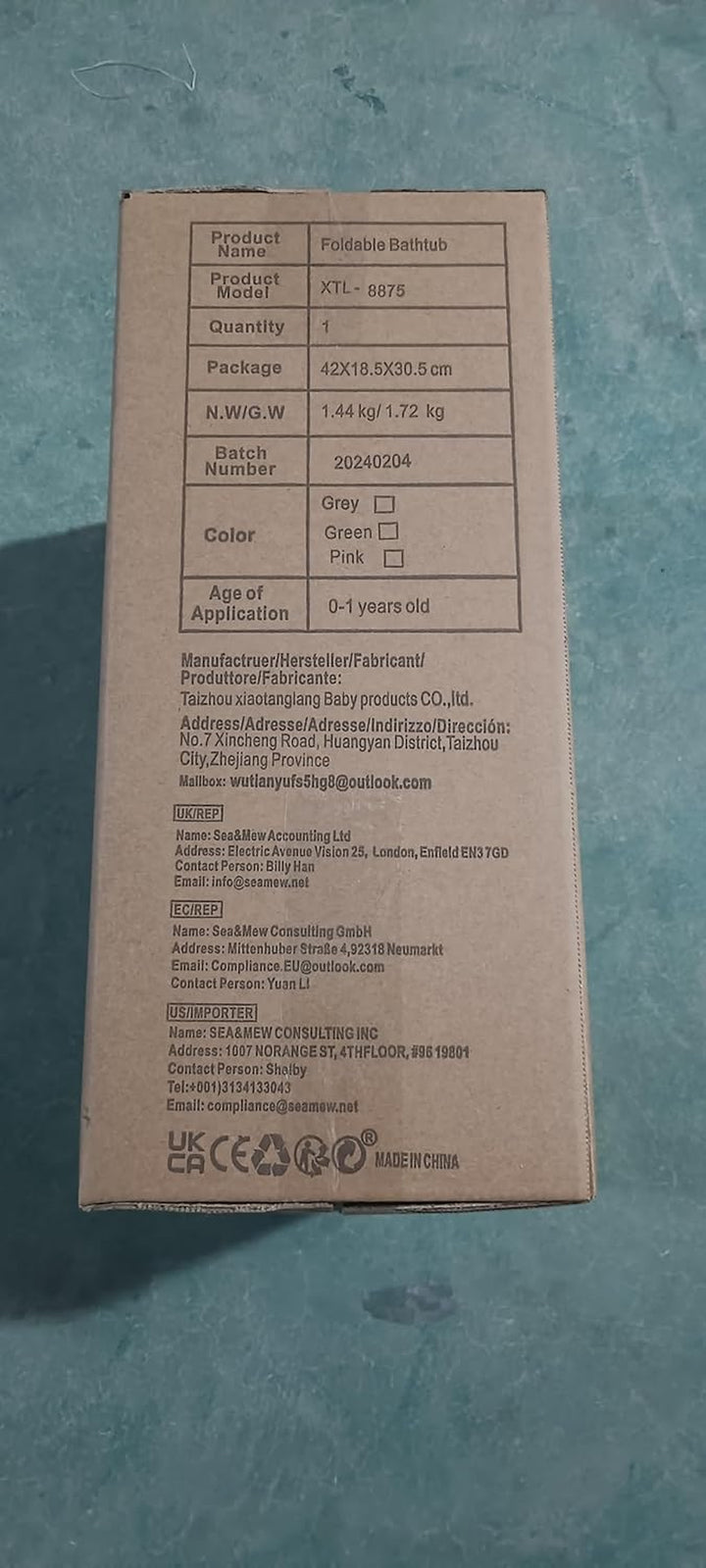 Foldable Baby Bath Tub for Newborn, Collapsible Baby Bathtub with Soft Support Cushion (0-18Months), Baby Shower for Infant to Toddler Gift, Travel Outdoor Design (Green)