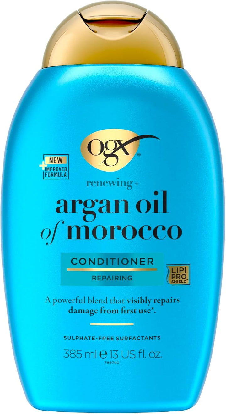 Argan Oil of Morocco Hair Conditioner, Hydrate and Repair, Intensively Moisturises, for Dry and Damaged Hair, Sulfate Free Surfactants, 385Ml
