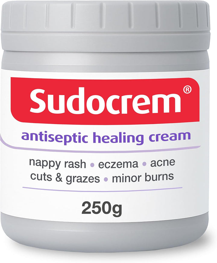 Antiseptic Healing Cream, Zinc Oxide Cream for Nappy Rash, Eczema, Acne, and Minor Burns, 125G (Pack of 1)