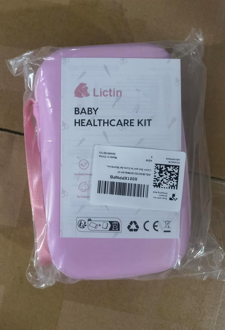 Baby Healthcare and Grooming Kit,  Nursery Care Kit, Newborn Safety Health Care Set with Hair Brush,Comb,Nail Clippers and More for Newborn Infant Toddlers Baby Boys