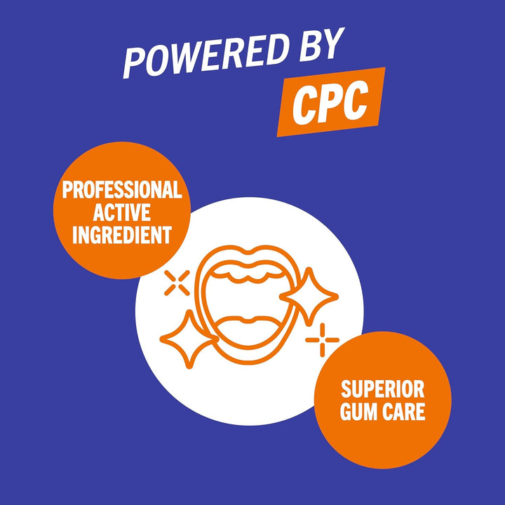 Healthy Gums Mouthwash, Dentist Formulated Oral Rinse for 24 Hours of Plaque Control with Anti-Microbial Ingredient, Alcohol Free, Non-Burning, 500Ml