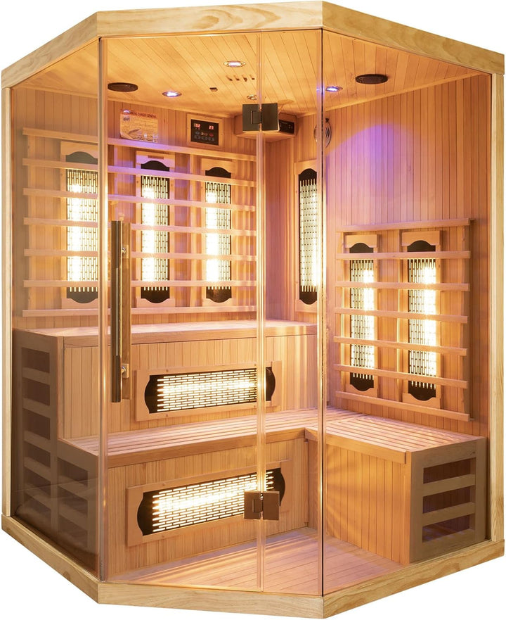 ® | DHARANI S5 OUTDOOR Full Body Steam Sauna for up to 5 Persons | Skin Care I Eliminate Toxins I Reduces Stress I Relaxes Muscles | Usb/Mp3/Bluetooth