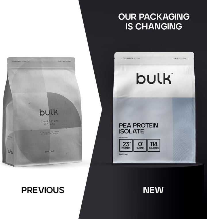 Pea Protein Isolate Powder, Vegan Protein Shake, Vanilla, 500G