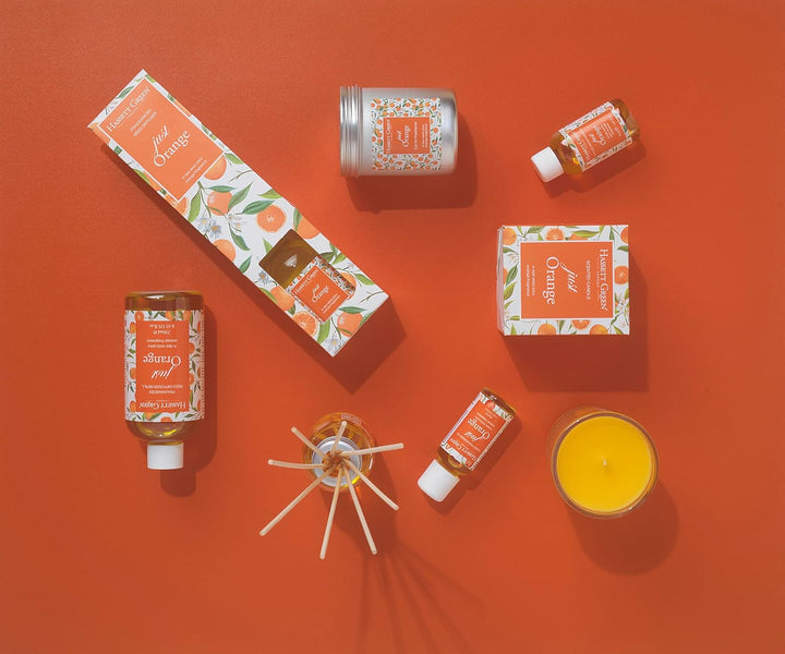 - Just Orange - Fragrance Oil Reed Diffuser Refill - Larger Size 250Ml Bottle