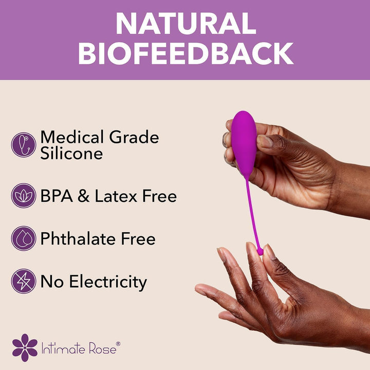 Kegel Balls for Women – Pelvic Floor Strengthener and Weights Exerciser for Tightening & Control - Set of 6 Silicone Kegel Devices for Women – Premium Trainer for Beginners & Advanced