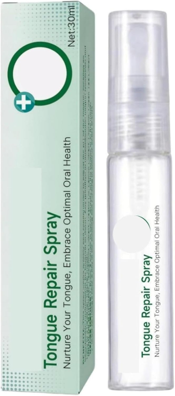 Tongue Repair Spray,So/Re Tongue Relief,Breath Freshener Spray,So/Re Mouth and Ton-Gue Treatment,Remove White Dirt,Instant Dry Mouth Relief,Moisturizing,Natural Ingredients,Mild and Non-Irritating