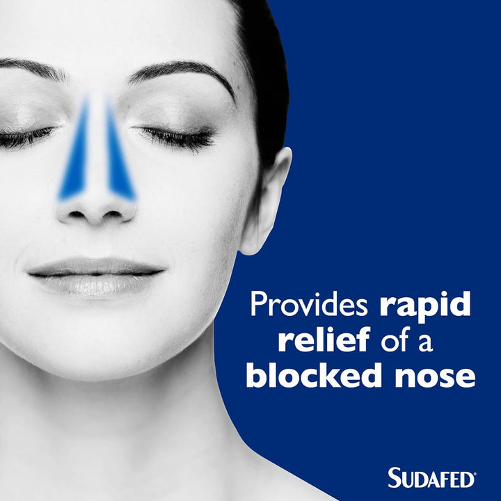 Blocked Nose Nasal Spray 15Ml, Congestion Relief That Gets to Work in 2 Minutes and Lasts for up to 10 Hours