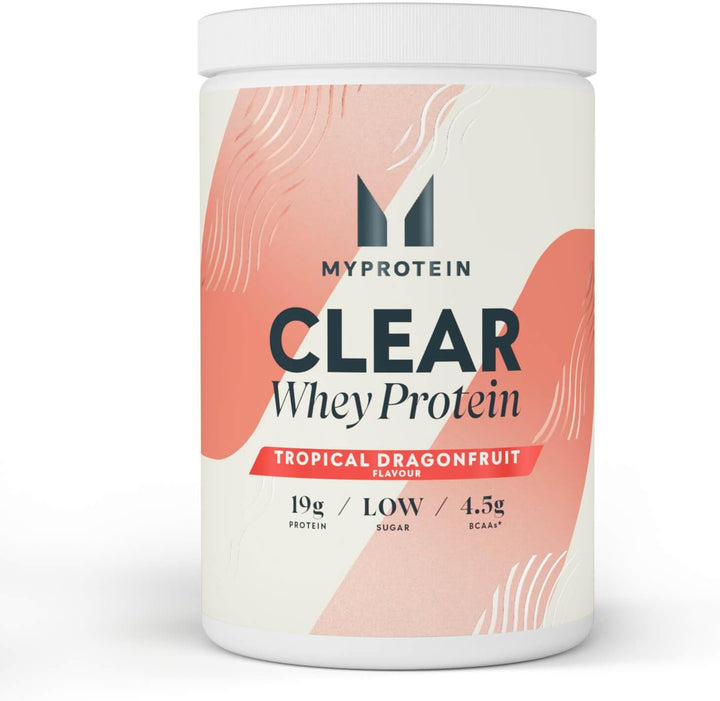 Clear Whey Protein Isolate Powder - Peach Tea - 488G - 20 Servings - Cool and Refreshing Whey Protein Shake Alternative - 20G Protein and 4G BCAA per Serving