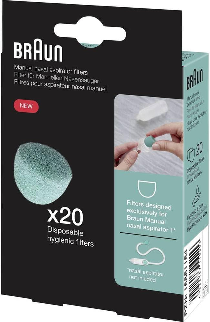 Nasal Aspirator 1 - Mucus Remover - Blocked Nose Relief - Electric Suction Power - Two Suction Levels - 2 Nose Tip Sizes - Newborn, Baby, and Child Friendly - Dishwasher Safe - BNA100