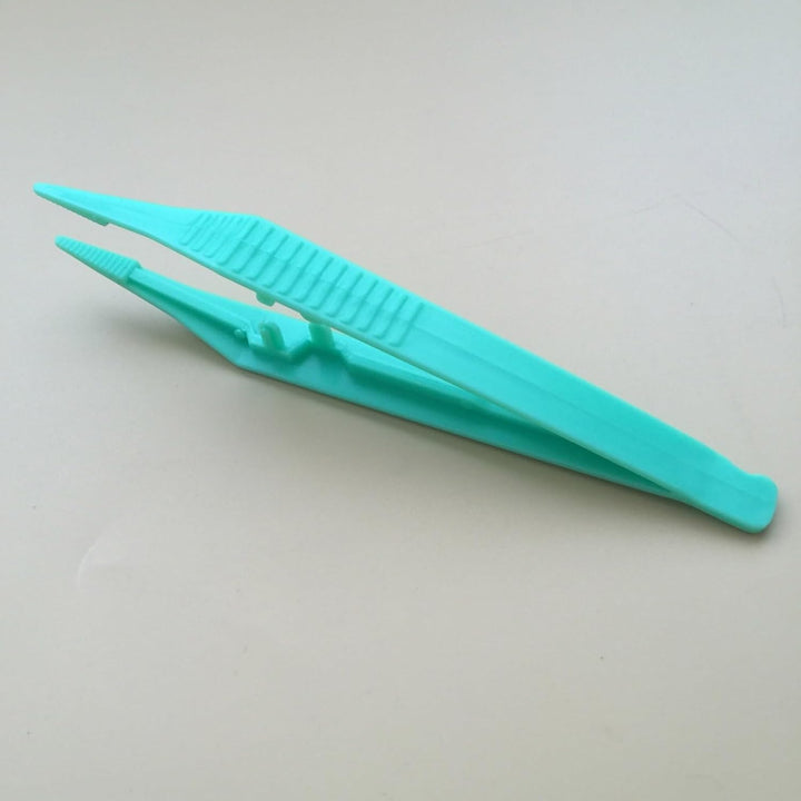 5 Pcs Re-Usable Plastic Tweezers - Ideal for Health & Beauty First Aid Medical DIY Arts & Crafts