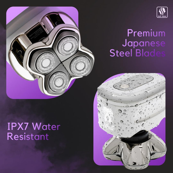 Forte Pro 4 Head Replacement Blade - for Pitbull, Palm & Butterfly Kiss Shavers - Beard Grooming, Body Shaving & Bald Head Razor Blade