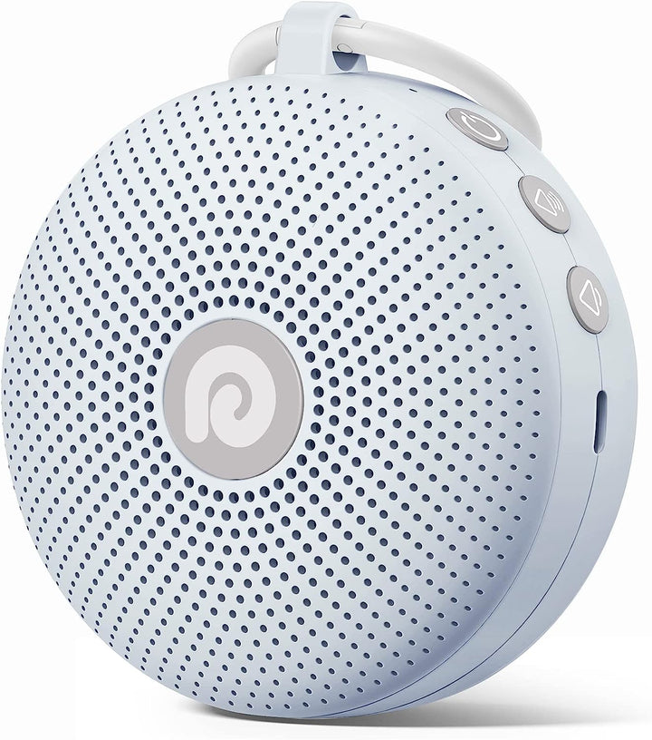 White Noise Machine, Portable Sound Machine Baby Features Powerful Battery, D11Max Sleep Aid Sound Machine for Baby Adults 21 Soothing Sounds for Sleeping Nursery Travel Gift USB Rechargeable