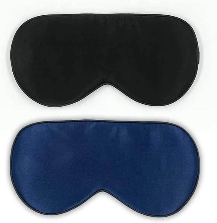 100% Silk Sleep Mask with Adjustable Strap,Comfortable and Super Soft Eye Mask Ultimate Sleeping Aid,Blindford Golden Moon