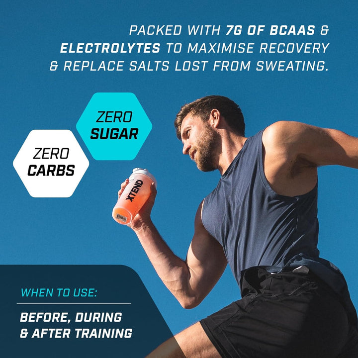 XTEND Original BCAA Powder Mango Madness 30 Servings | 7G Bcaas per Serving | Sugar Free Branched Chain Amino Acids and Electrolytes Powder for Post Workout Muscle Recovery and Hydration