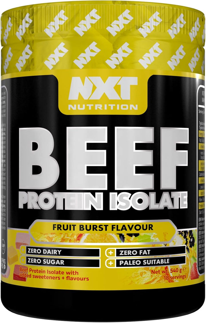 NXT Beef Protein Isolate 540G - High Protein Powder in Natural Amino Acids - Paleo, Keto Friendly - Dairy and Gluten Free | 540G (Pineapple)
