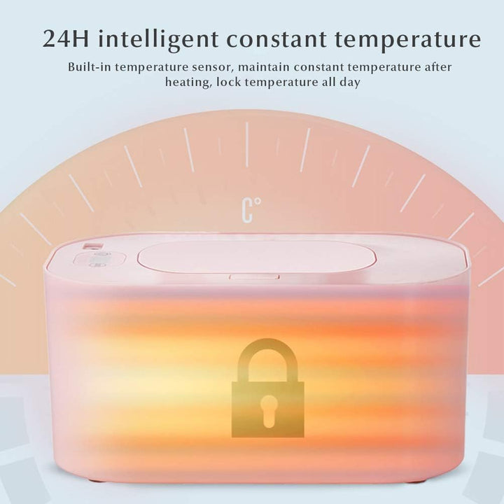 Baby Wipes Warmer for Babies, Diaper Wipe Warmer with Adjustable Temperatures