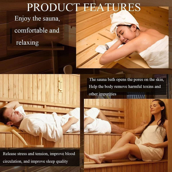 Sauna Heater,220V Electric Sauna Stove,3-9Kw Steam Bath Sauna Spa Heater with Internal Controller,3H Timer & Adjustable Temp,141-459 Cubic Feet,For Home Hotel Spa Shower,6.0Kw