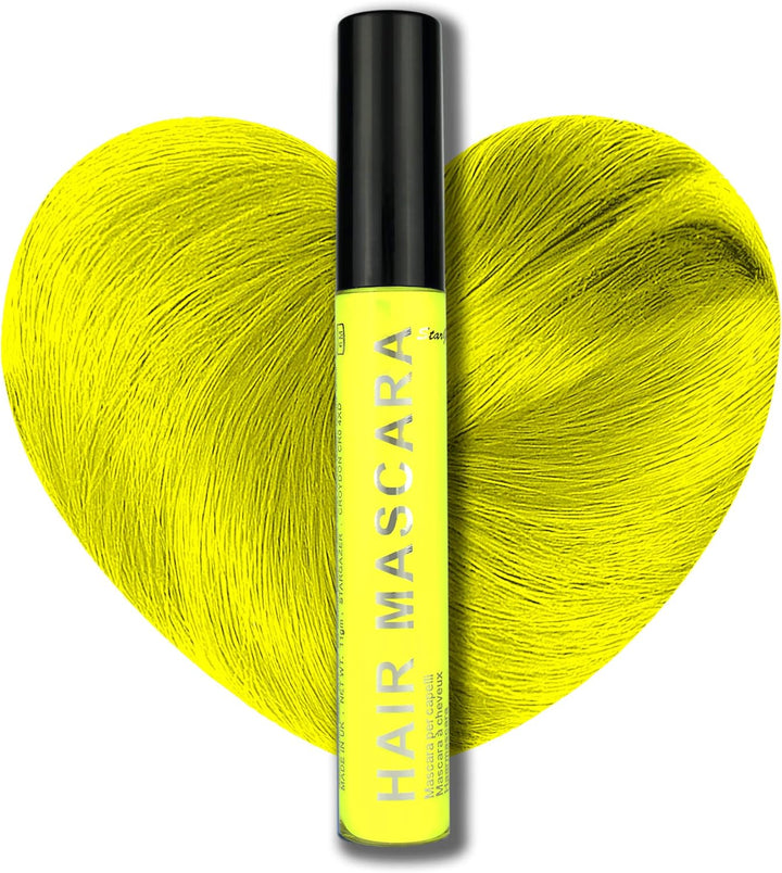 Neon Red Uv-Reactive Hair Mascara, Wash Out Colour