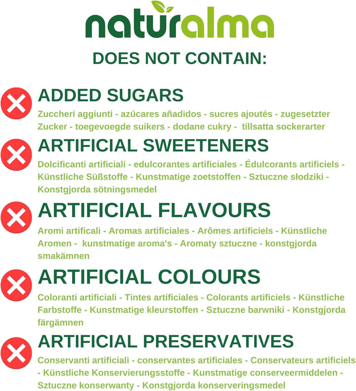 Blackcurrant (Ribes Nigrum) Leaves and Fruits Alcohol-Free Mother Tincture  - Liquid Extract Drops 60 Ml - Food Supplement - Vegan