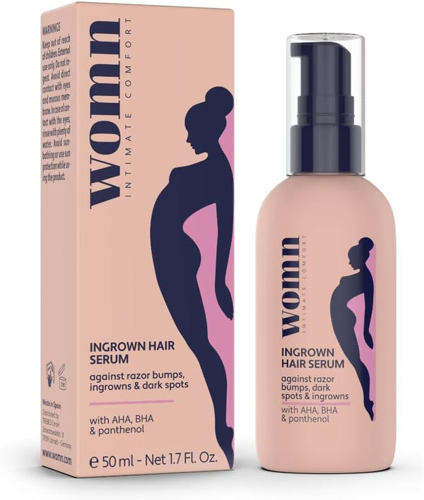 Intimate Comfort INGROWN HAIR SERUM - Serum against Ingrowns, Razor Bumps & Skin Discolorations, 50Ml