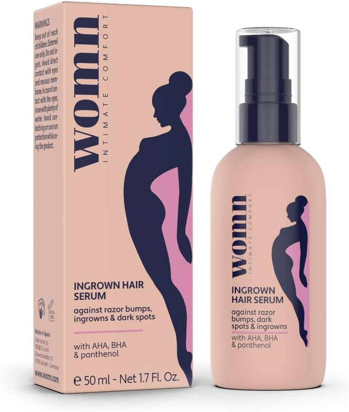 Intimate Comfort INGROWN HAIR SERUM - Serum against Ingrowns, Razor Bumps & Skin Discolorations, 50Ml