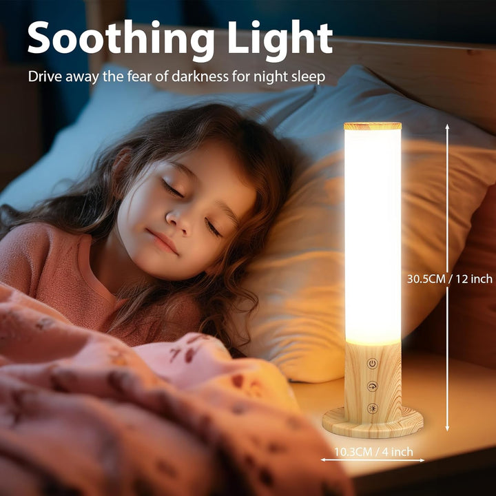 SAD Lamp, 360° Uv-Free SAD Light, 10000 LUX Light Therapy Lamp for Seasonal Affective Disorder, 3 Color Temperature & 5 Brightness, Touch Control Happy Lamp for Office/Desk/Home/Sleep