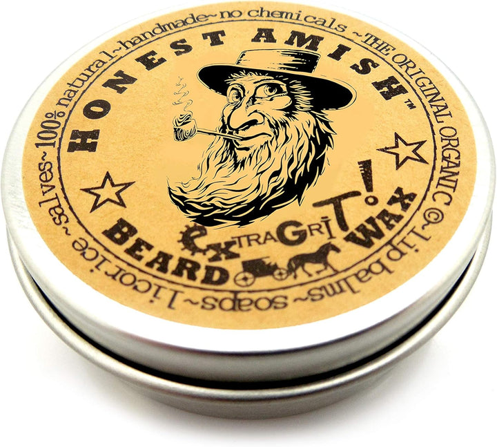 Extra Grit Beard Wax - All Natural and Organic - Hair Paste and Hair Control Wax