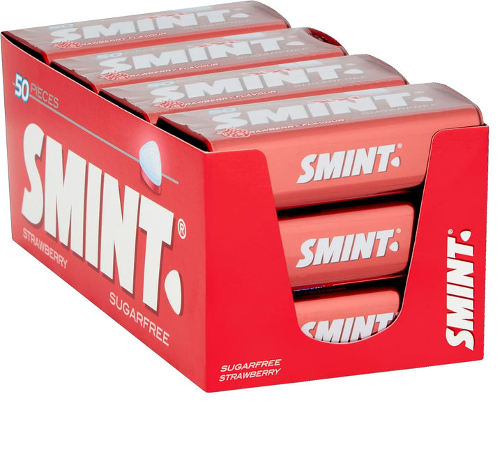 Sugar Free Mints – 2 Hour Clean Breath, 50 XXL Peppermint Flavour - 12 Tins