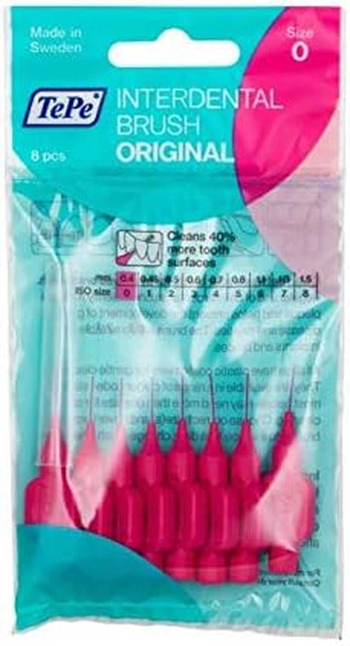 Interdental Brushes Fine Set of 24 0.7 Mm Yellow