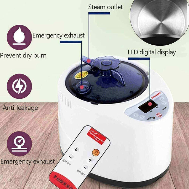 Portable Steam Sauna Tent Cabin Home SPA Sauna Kit Birthday Gift Wet Indoor Similar Infrard Sauna Pod W/Chair ||Man&Woman (Small,Suitable for People with a Height of Less than 5.74FT) Blue