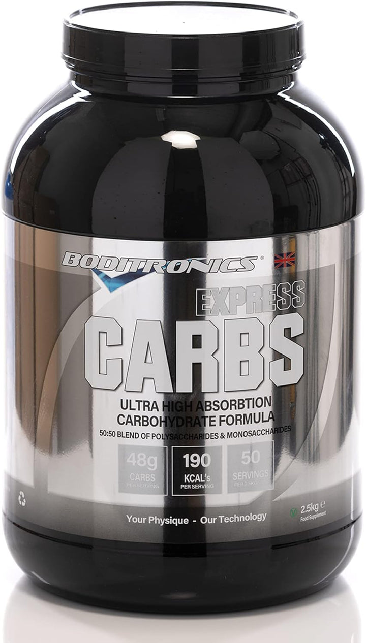 5 Kg Express Carbs, for Pre Workout Energy Drink Powder with 95G Carbohydrate Supplements for Quick Energy Booster during the Workout (5 Kg)