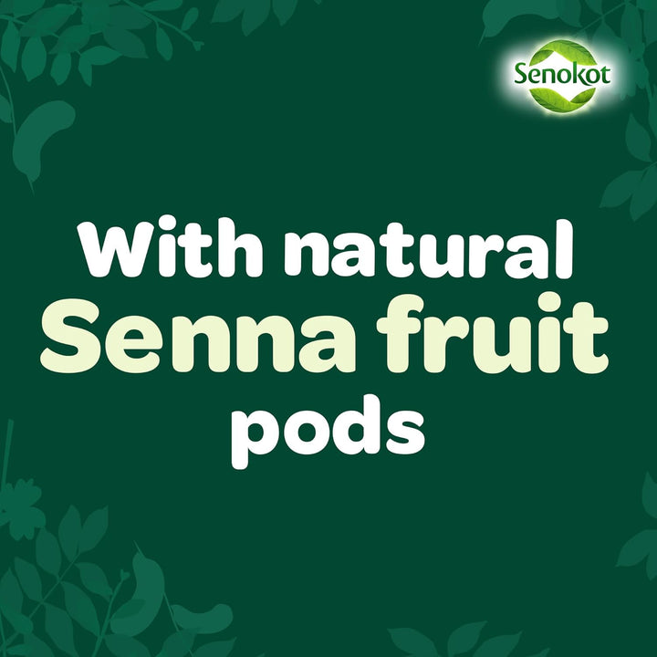 7.5Mg 20 Tablets - Natural Senna Fruit Laxative for Constipation Relief, Effective Overnight