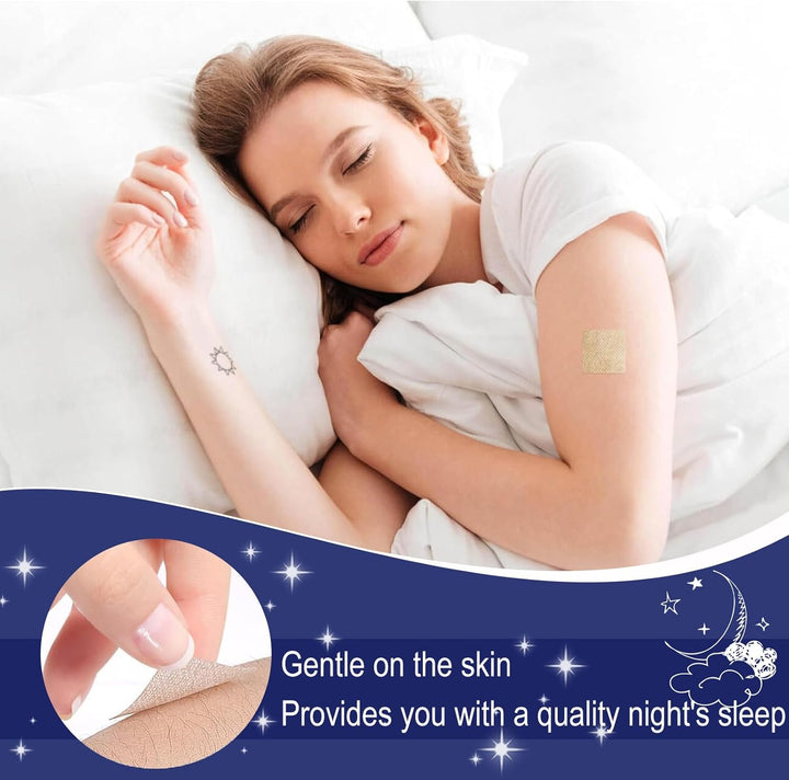 Sleep Patches for Adults, Sleep Aid, 144 Pcs Natural Deep Sleep Patches, Help Sleep Adults, Insomnia Relief, Quick Relaxation Improve Sleep Quality Sleep Patches