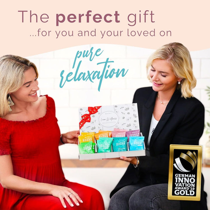 Shower Steamers Set, 16 Pieces, 8 Scents, European Quality, Aromatherapy, Unique Spa Stress Relief, Pamper Gift for Women, Men, Birthday, Mum, Advent Calendar Stocking Fillers