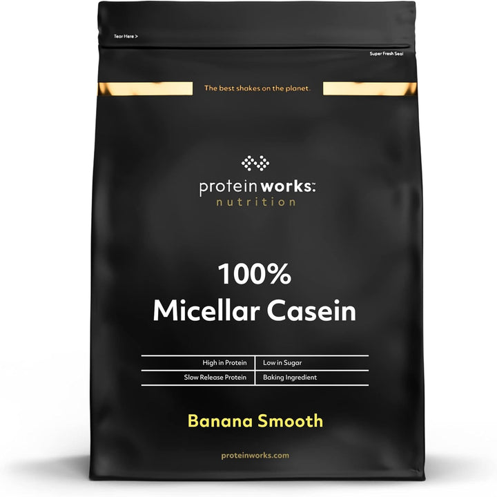 Protein Works 100% Micellar Casein Protein Powder | Slow Release Protein Shake | Amino Acids | High Protein| Vanilla Crème | 500 G Casein protein, Slow-digesting protein, Protein supplement, Protein powder, Muscle recovery protein, Fitness protein, High p