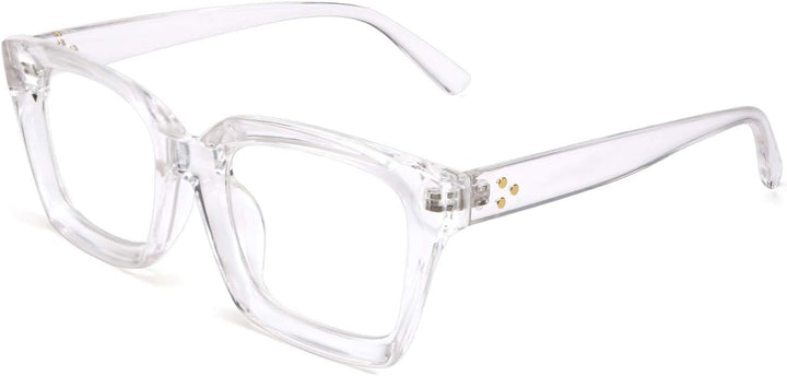 Classic Square Eyewear Non Prescription Clear Lens Glasses for Women Men Thick Frame Glasses B2461
