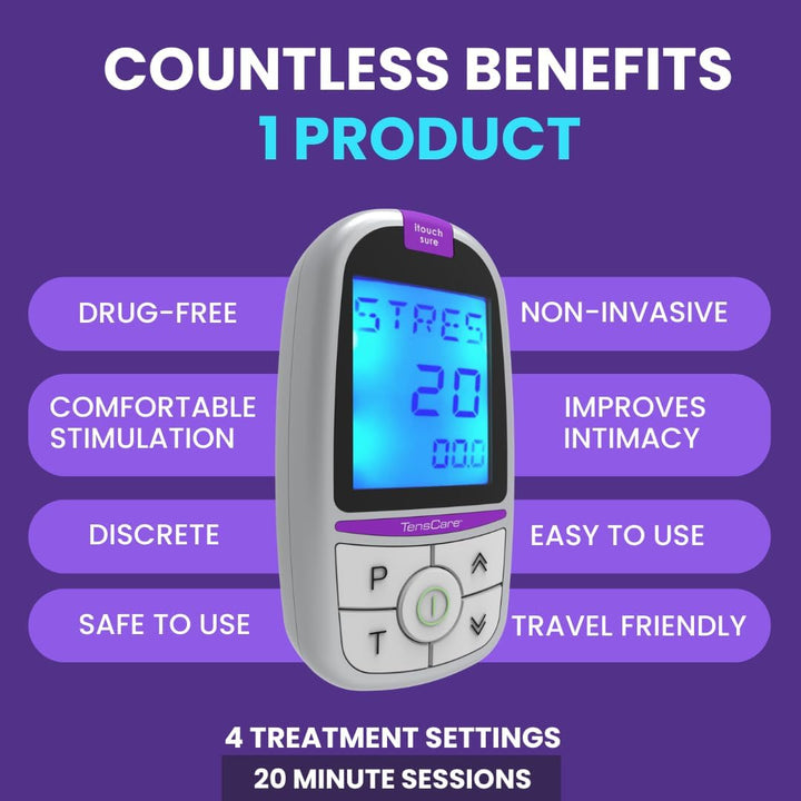 Itouch Sure - Pelvic Floor Exerciser for Strengthening and Toning. Aids in the Treatment of Incontinence and Bladder Leaks, Silver