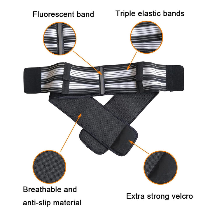 Sciatica Belt Relieve Back Pain & Sciatica, Sacroiliac Hip Support Band for Men Women, Sciatic, Lower Back, Si Joint, Pelvic Pain Relief, Three Bandages Provide Triple Support Regular
