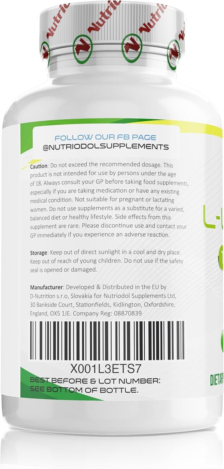 L-Lysine X 90 1000Mg Tablets | Smallest Possible 19Mm Formula | Easier to Swallow and Quicker to Absorb - Suitable for Vegetarian and Vegan. (90)