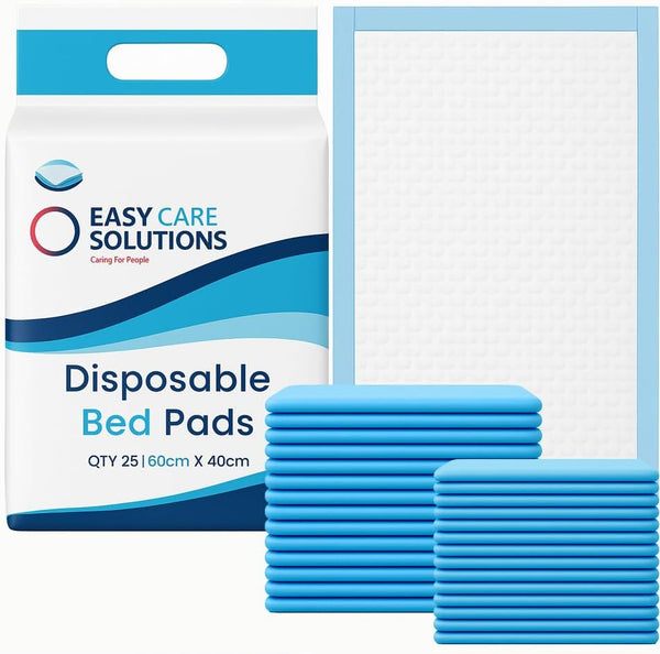 25 X  40 X 60 Cm | Disposable Incontinence Bed Pads, Underpads, Bed Mats, Mattress Protectors, Incontinence Pads, Waterproof Bed Sheets for Babies, Children & Adults | 1 Pack of 25