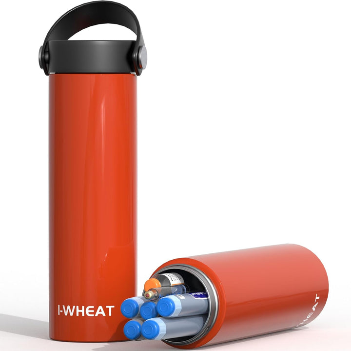 Insulin Cooler Travel Case 3-5 Pens 60 Hours, Medicine Cool Bag 2-8 °C, Diabetic Cooler Travel, Medical Bag, Epipen Carry Case, TSA Approved (Silver)