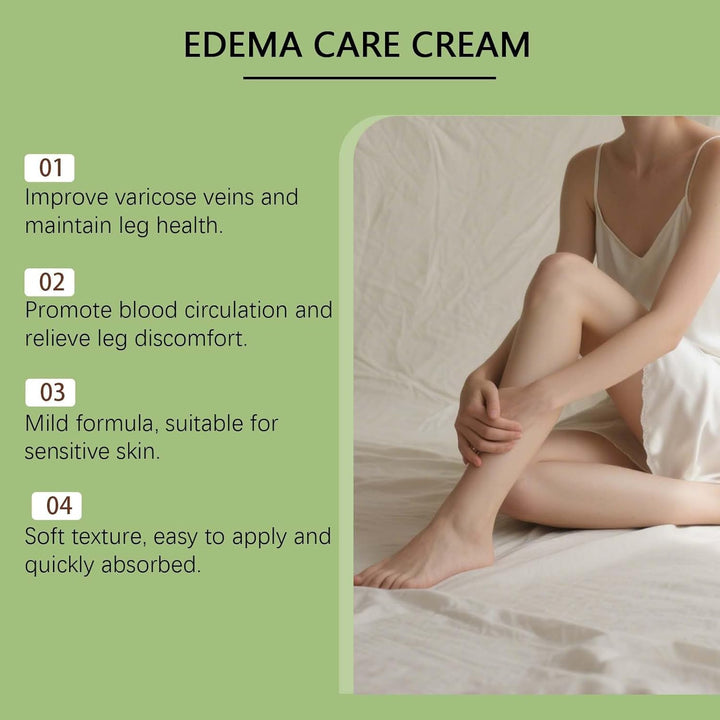 Horse Chestnut Edema Care Cream | Clinically Supported | Reduce Swelling & Improve Varicose Veins | 100G Daily Leg Care