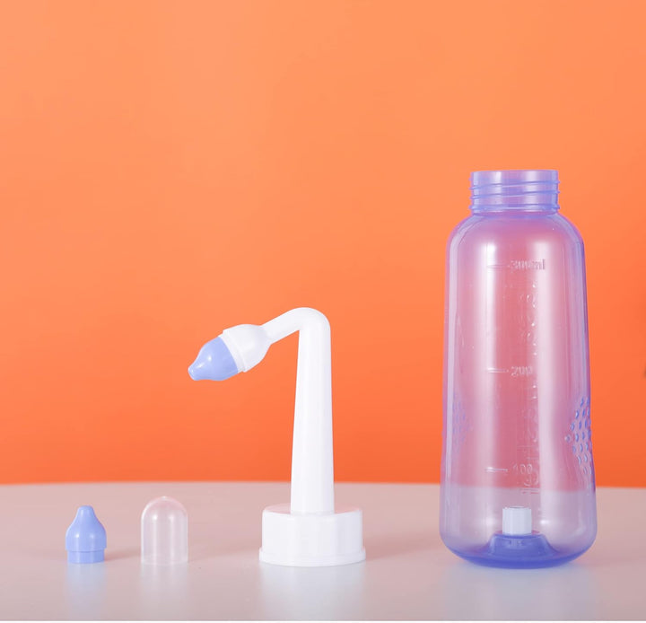 𝗦𝗶𝗻𝘂𝘀 𝗥𝗶𝗻𝘀𝗲 (500Ml) Nasal Wash Bottle Only for Nasal Irrigation - Sinus Rinse, Neti Pot