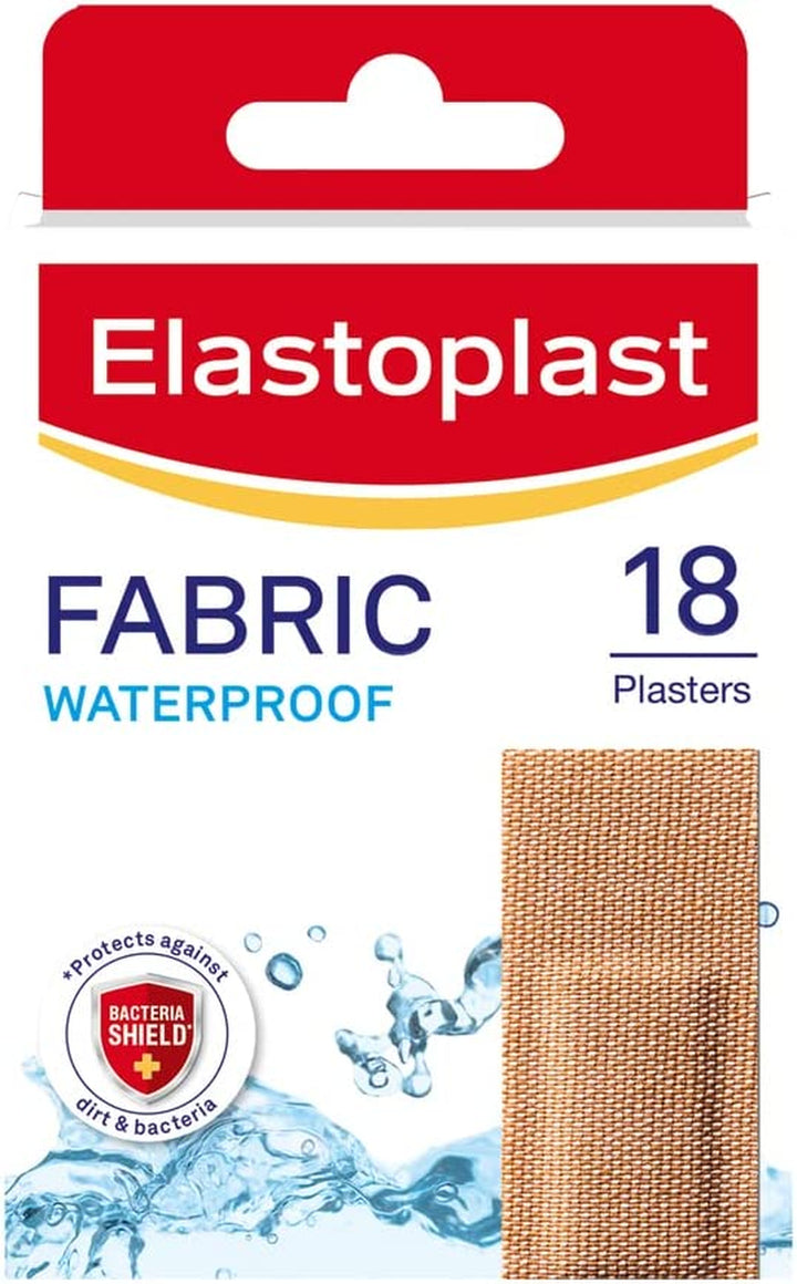Fabric Cut to Size Plasters (1M X 6Cm), Extra Flexible Wound Care, Moves with the Body, Water-Repellent & Breathable Large Plasters Help Protect Wounds, 10 Strips