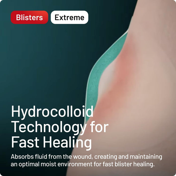 Blister Plasters Extreme 5 Pack - Hydrocolloid Foot Treatment - Heal Fast