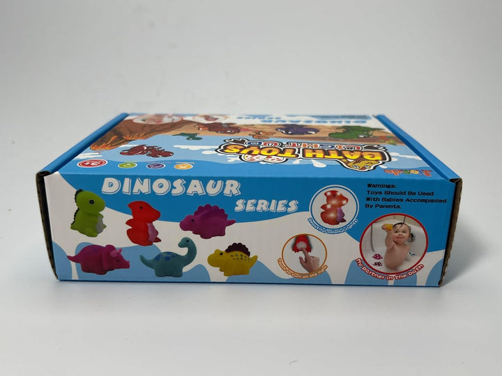 Baby Bath Toys, 6 PCS LED Kids Sensory Toys, Liquid Sensor Light up Dinosaur for Autism