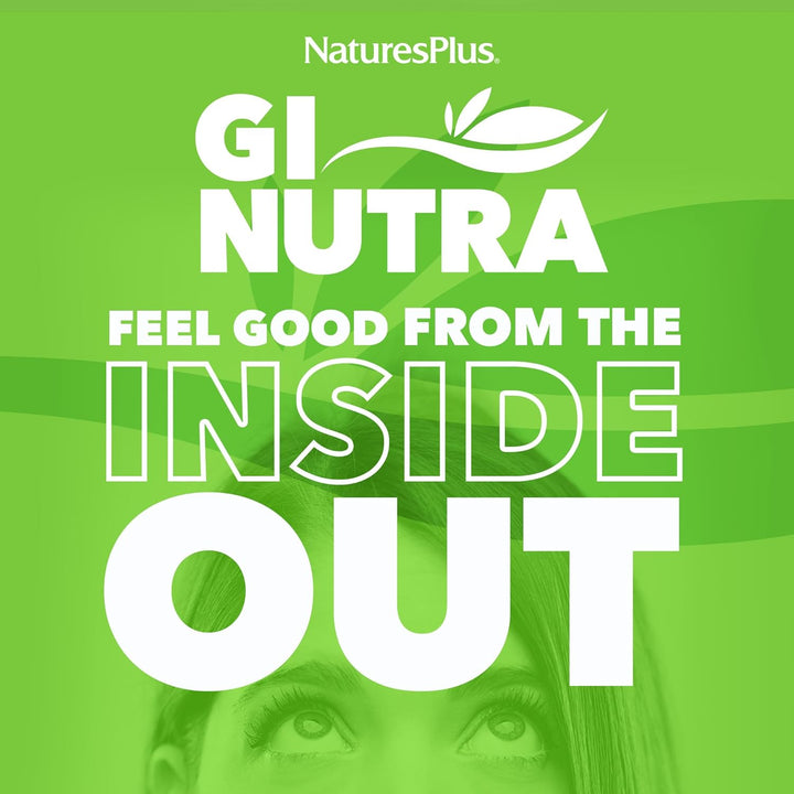 GI Nutra Total Digestive Wellness - Probiotics Supplement with Prebiotics, Enzymes, Glutamine, Calcium - Vegetarian, Gluten Free - 90 Tablets