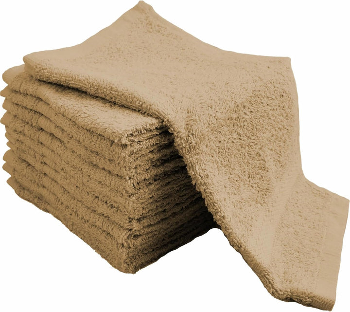 20 Assorted Colour Cotton Face Cloths Flannels 30Cm X 30Cm