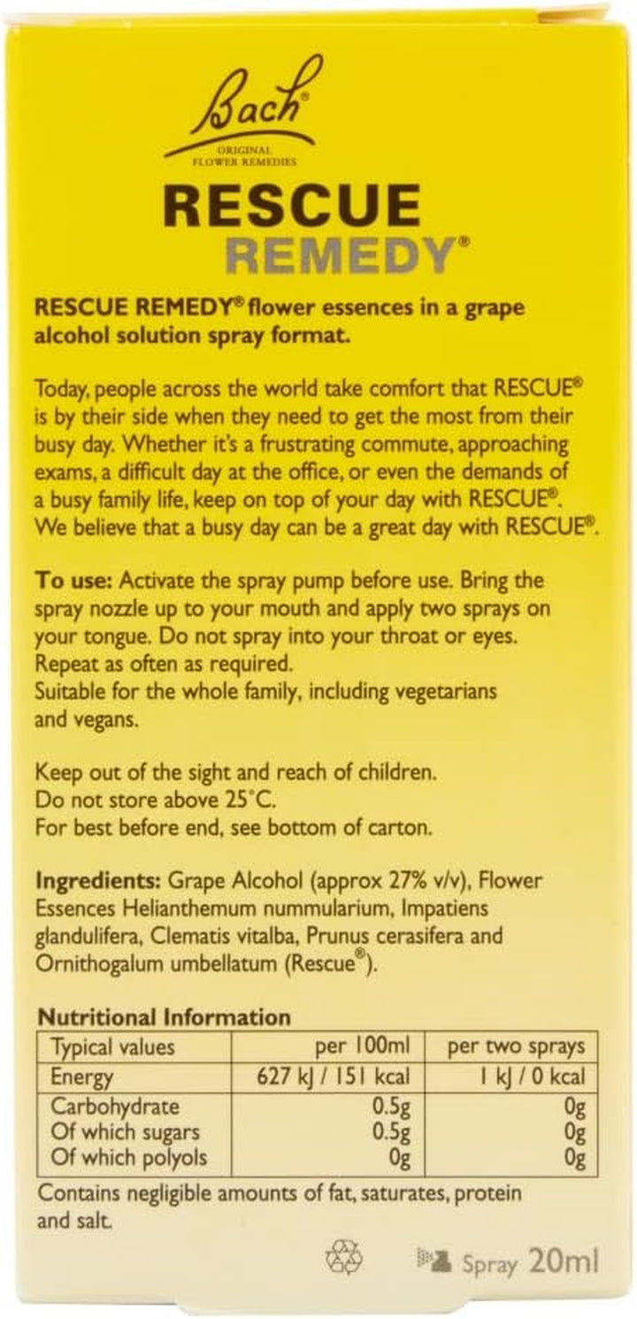 Remedy Comfort & Reassure Spray, Supports Calming Emotional Wellness in Times of Emotional Demand & Daily Challenges, Support in a Stress Full Moment, Flower Essence Formula