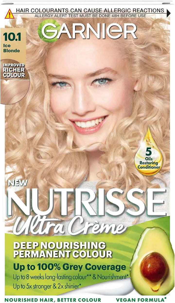 Nutrisse Permanent Hair Dye, Natural-Looking, Hair Colour Result, for All Hair Types, 5 Mocha Brown